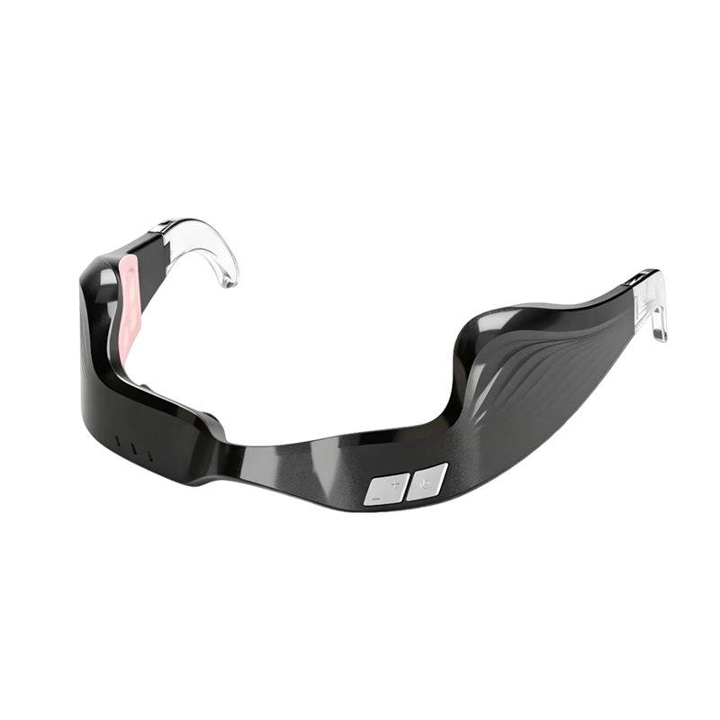 Light Therapy Glasses - AA20-Unter-Augen-Rotlichttherapie-Brille 650Nm Augenmaske für Periorbitalfalten, Augenringe