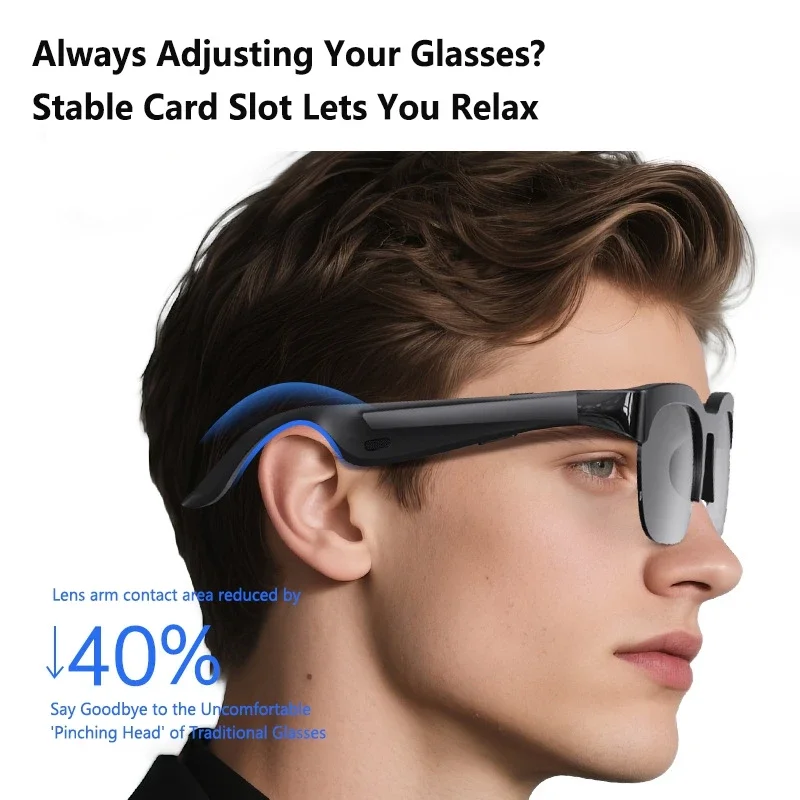 Smart Glasses Lens - Lenovo 8K Smart AI-Brille 1800mp Übersetzung